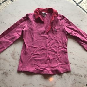 Hot Pink Lacoste Polo